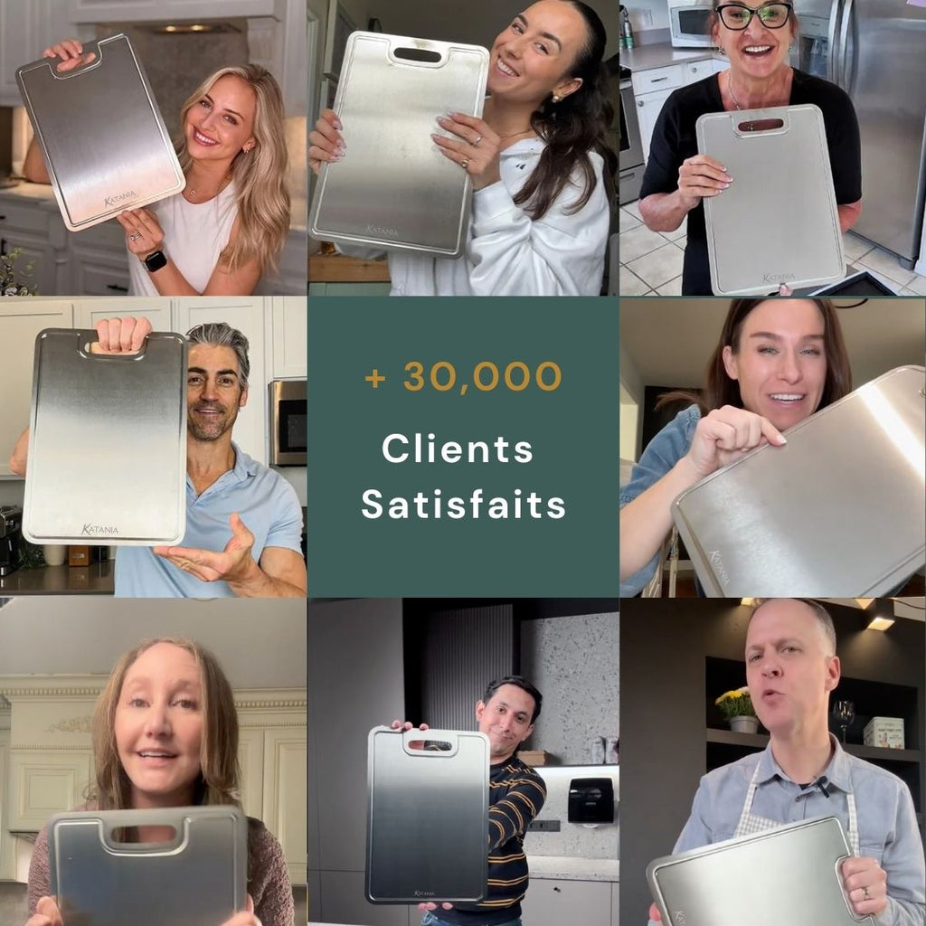 Planche certifiée titane pur 36x25cm