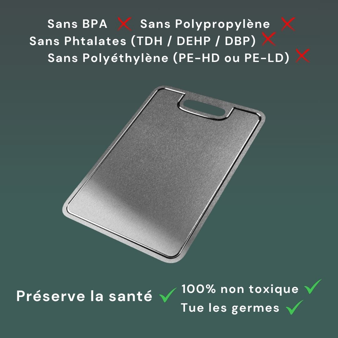 Planche certifiée pur Titane 36x25cm