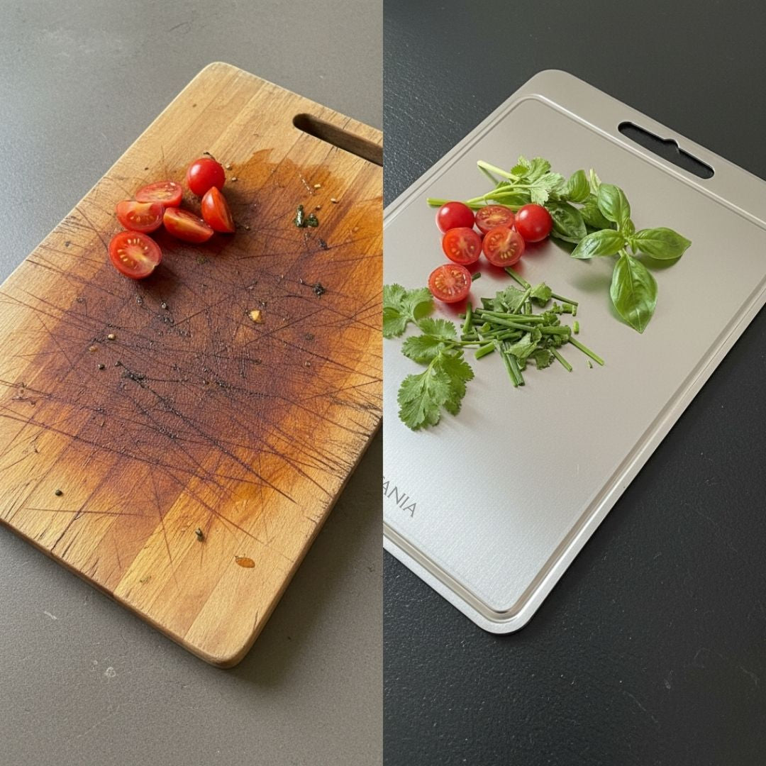 Planche certifiée titane pur 36x25cm