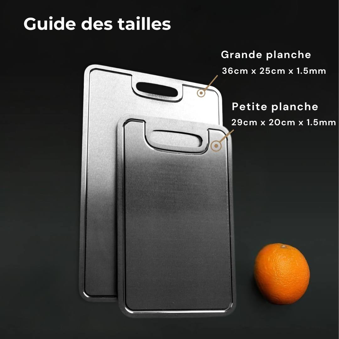 Planche certifiée pur Titane 36x25cm
